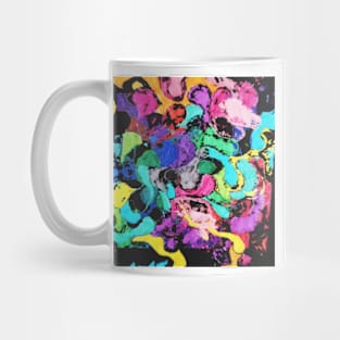 Joy abstract colorful digital painting Mug